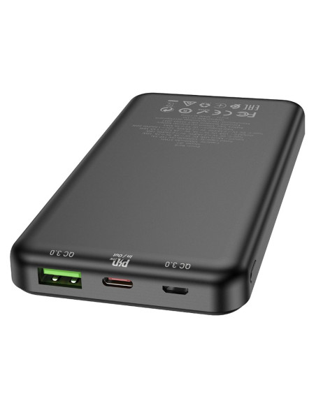 HOCO powerbank 10 000 mAh PD QC3.0 3A 20W black