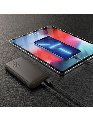 HOCO powerbank 10 000 mAh PD QC3.0 3A 20W black