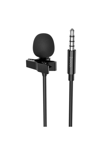 HOCO cable tie microphone Jack 3.5mm L14 2 m noir