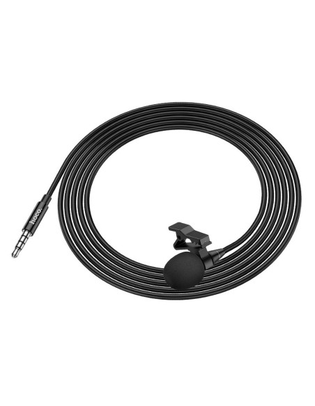 HOCO cable tie microphone Jack 3.5mm L14 2 m noir