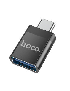 Adaptateur HOCO OTG type C vers connecteur USB A (femelle) UA17 noir