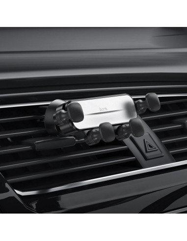 Support voiture à gravitation HOCO pour grille Manner CA102 noir/argenté