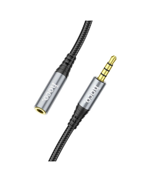 Câble HOCO AUX Audio Jack 3.5mm mâle vers femelle UPA20 2m noir
