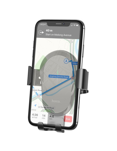 HOCO car holder with wireless charging to air vent 15W CA105 black