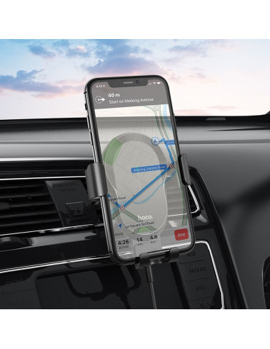HOCO car holder with wireless charging to air vent 15W CA105 black
