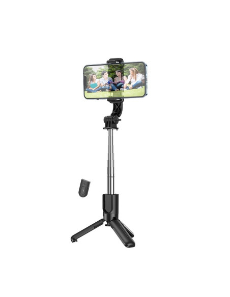 HOCO selfie stick tripod avec télécommande sans fil Figure K17 noir