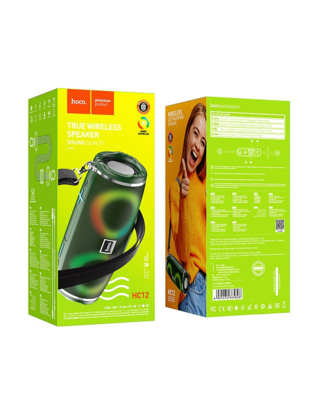 HOCO wireless speaker bluetooth HC12 dark green