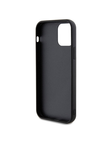 Véritable GUESS Case GUHCP12MPSFDGSK pour iPhone 12/12 Pro (Sequin Script Metal / Black)
