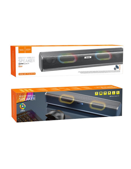 HOCO enceinte bluetooth BS49 gris