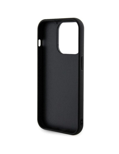 Véritable GUESS Case GUHCP13XPSFDGSK pour iPhone 13 Pro Max (Sequin Script Metal / Black)