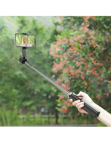 HOCO Support de selfie avec télécommande sans fil fourpod K18 noir