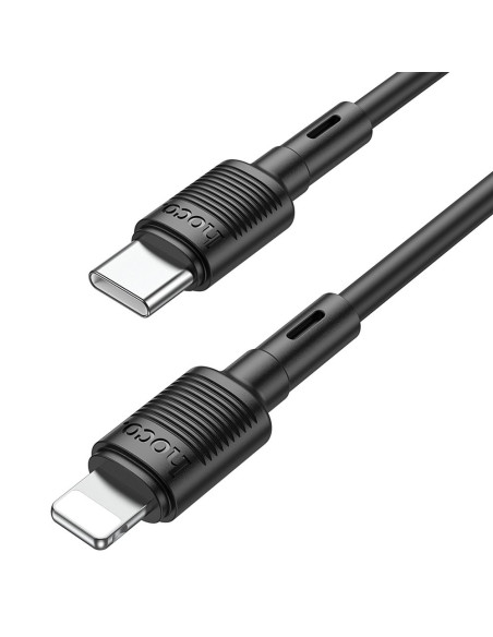 Câble HOCO Type C vers Lightning PD 2.4A 20W X83 1 m noir