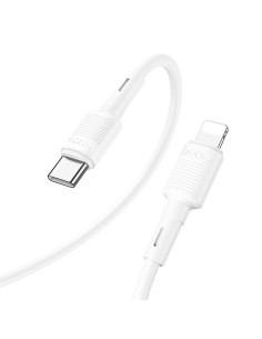 Câble HOCO Type C vers Lightning PD 2.4A 20W X83 1 m blanc