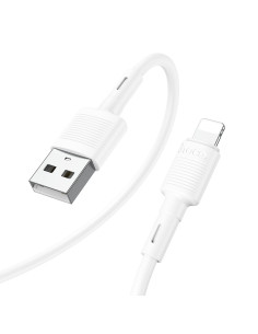 HOCO Câble USB A vers Lightning 2,4A X83 1 m blanc 2