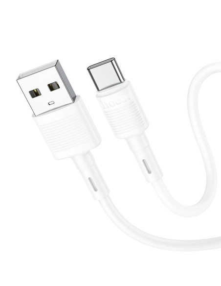 HOCO Câble USB A vers Type C 3A X83 1 m blanc