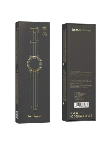HOCO smartwatch avec fonction de conversation Y2 Pro noir