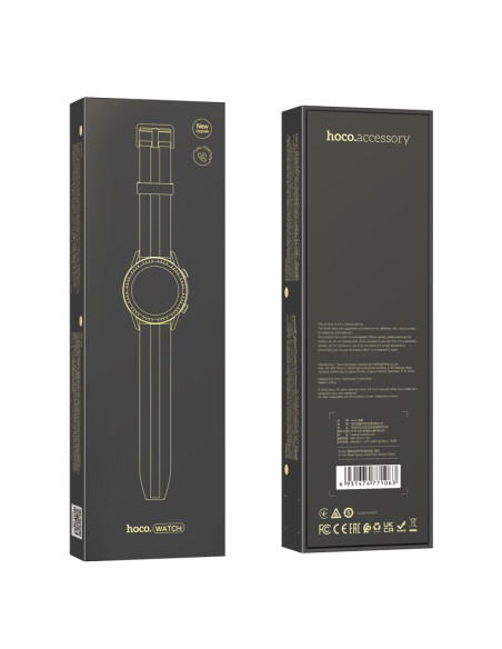 HOCO smartwatch avec fonction de conversation Y2 Pro noir