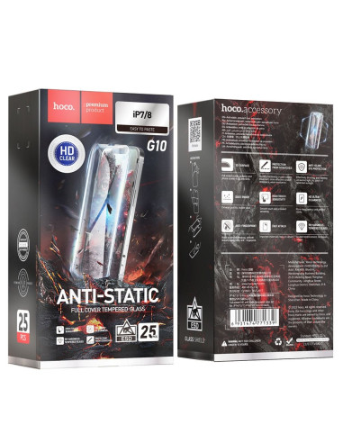 HOCO tempered glass HD Anti-static (SET 25in1) - MULTIPACK do Iphone 7 / Iphone 8 (G10)