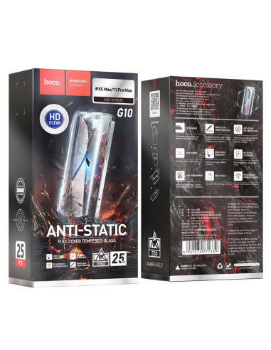 HOCO tempered glass HD Anti-static (SET 25in1) - MULTIPACK for iPhone XS Max / iPhone 11 Pro Max (G10)