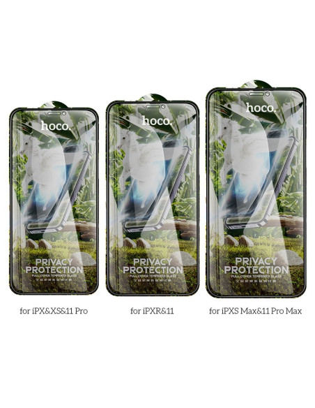 HOCO tempered glass HD Privacy Protection (SET 25in1) - MULTIPACK do Iphone XR / Iphone 11 (G11)