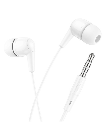 Écouteurs filaires HOCO 3,5 mm avec microphone M97 blanc