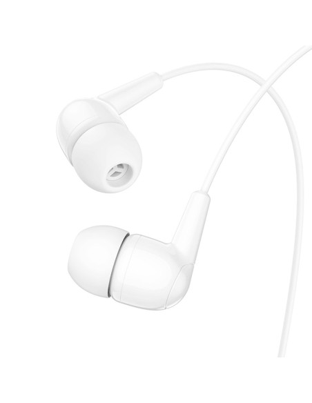 Écouteurs filaires HOCO 3,5 mm avec microphone M97 blanc