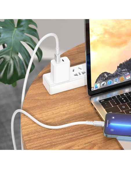 HOCO cable USB A to Lightning 2,4A X85 1 m white