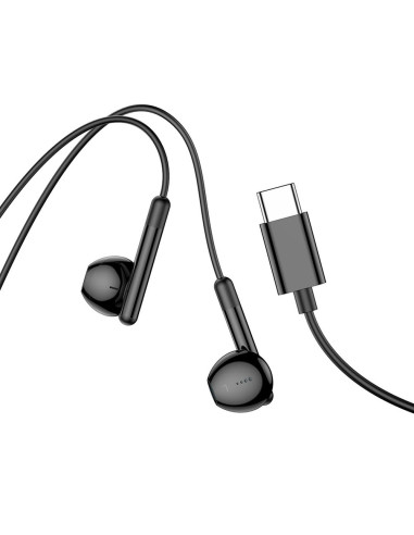 Écouteurs HOCO Type C avec microphone M93 noir