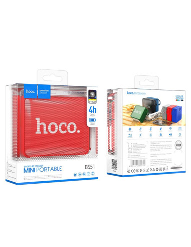 HOCO enceinte bluetooth BS51 rouge