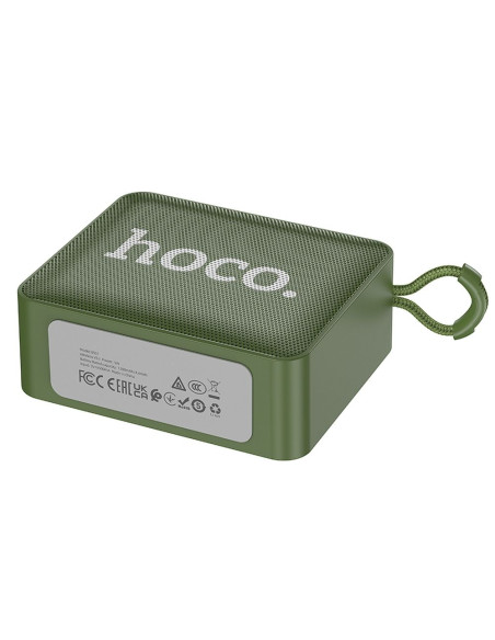 HOCO wireless speaker bluetooth BS51 army green