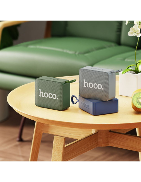 HOCO wireless speaker bluetooth BS51 army green