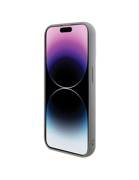 Coque GUESS pour IPHONE 15 Pro GUHCP15LPSFDGSS (Sequin Script Metal) argenté