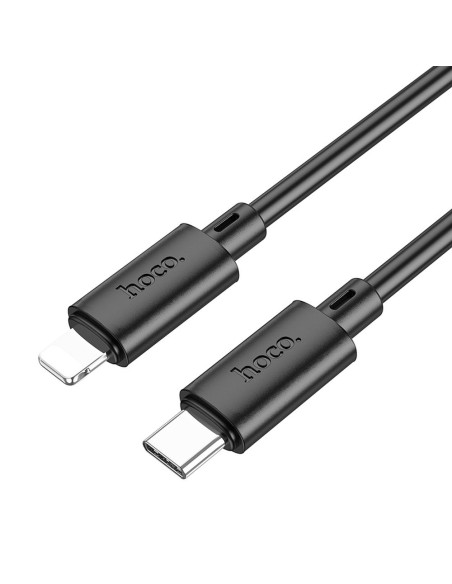 Câble HOCO Type C vers Lightning PD 2.4A 20W X88 1 m noir