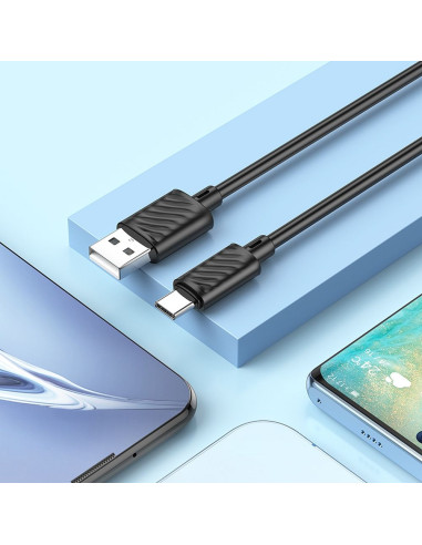 HOCO Câble USB A vers Type C 3A X88 1 m noir