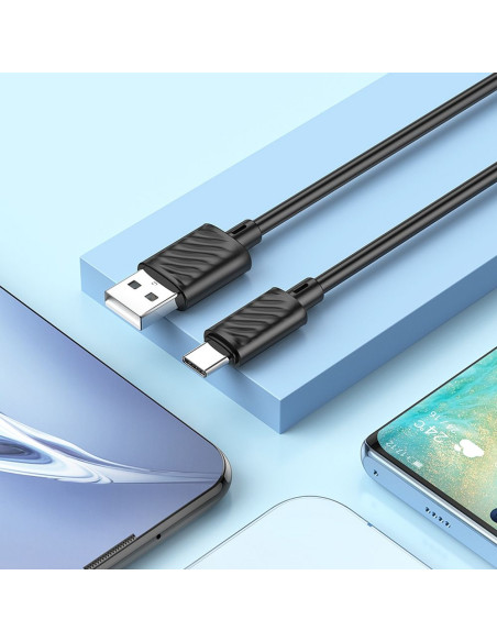 HOCO Câble USB A vers Type C 3A X88 1 m noir