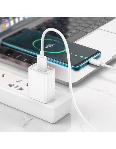 HOCO Câble USB A vers Type C 3A X88 1 m blanc