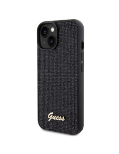 Coque GUESS pour IPHONE 13 / 14 / 15 GUHCP14SPMSDGSK (Disco Metal Script) noir 2