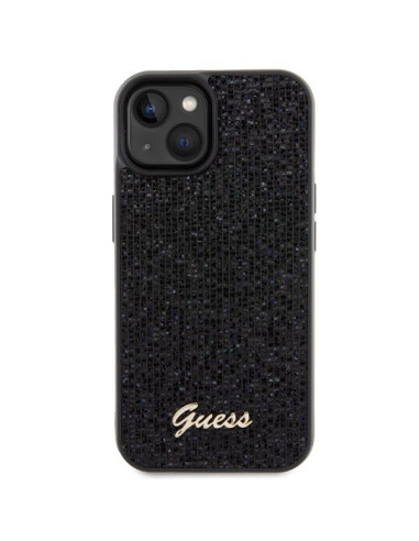 Coque GUESS pour IPHONE 13 / 14 / 15 GUHCP14SPMSDGSK (Disco Metal Script) noir