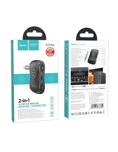 HOCO Emetteur FM BT Jack 3,5 mm E73 Pro noir