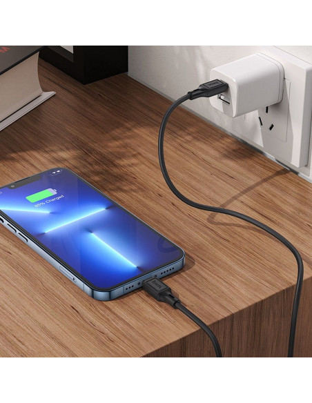 HOCO cable Type C to Lightning PD 20W 1 m black