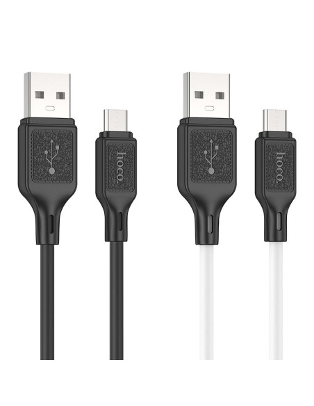 HOCO cable USB A to Micro USB 2,4A X90 1m black