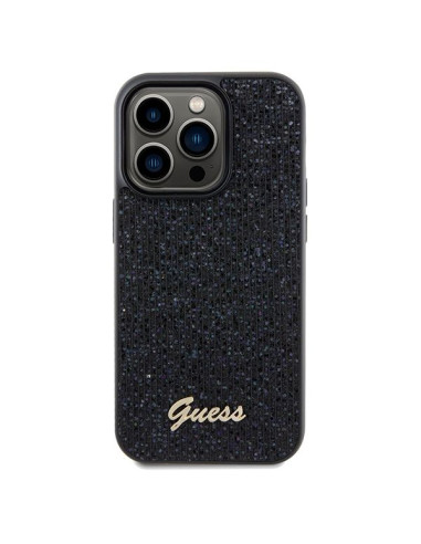 Coque GUESS pour IPHONE 14 Pro GUHCP14LPMSDGSK (Disco Metal Script) noir