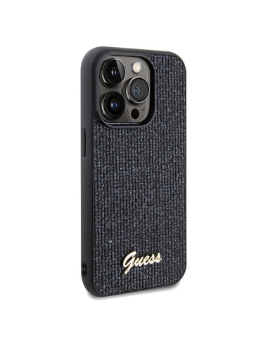 Coque GUESS pour IPHONE 14 Pro GUHCP14LPMSDGSK (Disco Metal Script) noir