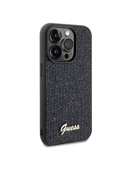 Coque GUESS pour IPHONE 14 Pro GUHCP14LPMSDGSK (Disco Metal Script) noir