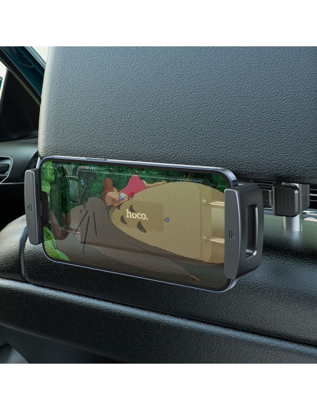 Support voiture HOCO pour appui-tête (4,7" - 12,9") CA121 noir
