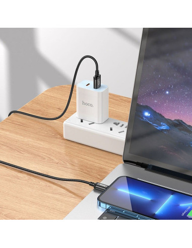 HOCO Câble USB A vers Lightning 2.4A X91 3m noir