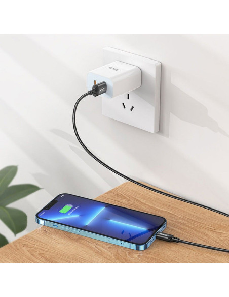 HOCO Câble USB A vers Lightning 2.4A X91 3m noir