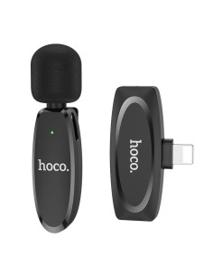 HOCO microphone cravate sans fil Lightning L15 noir
