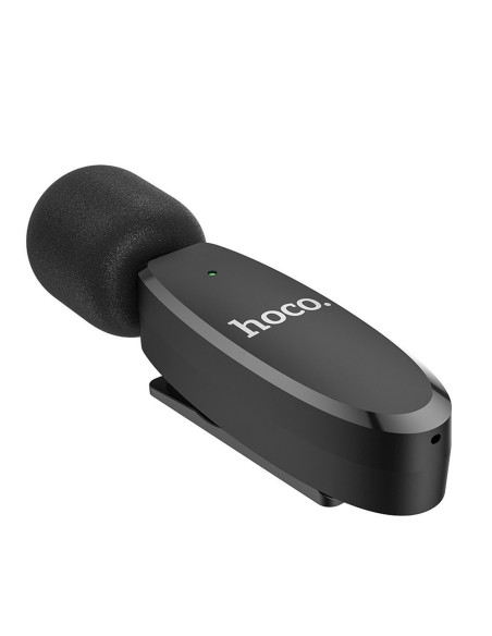 Microphone cravate sans fil HOCO Type C L15 noir