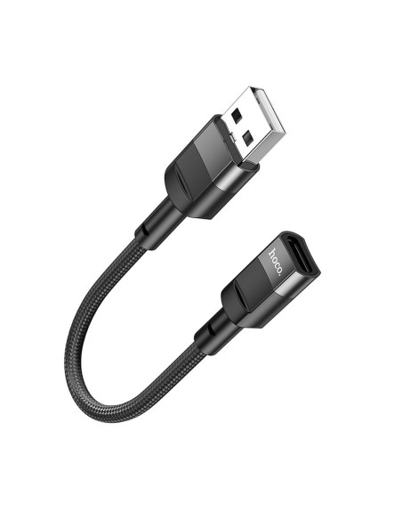 HOCO adapter OTG USB A (male) to Type C (female) 3A U107 0,1 m black